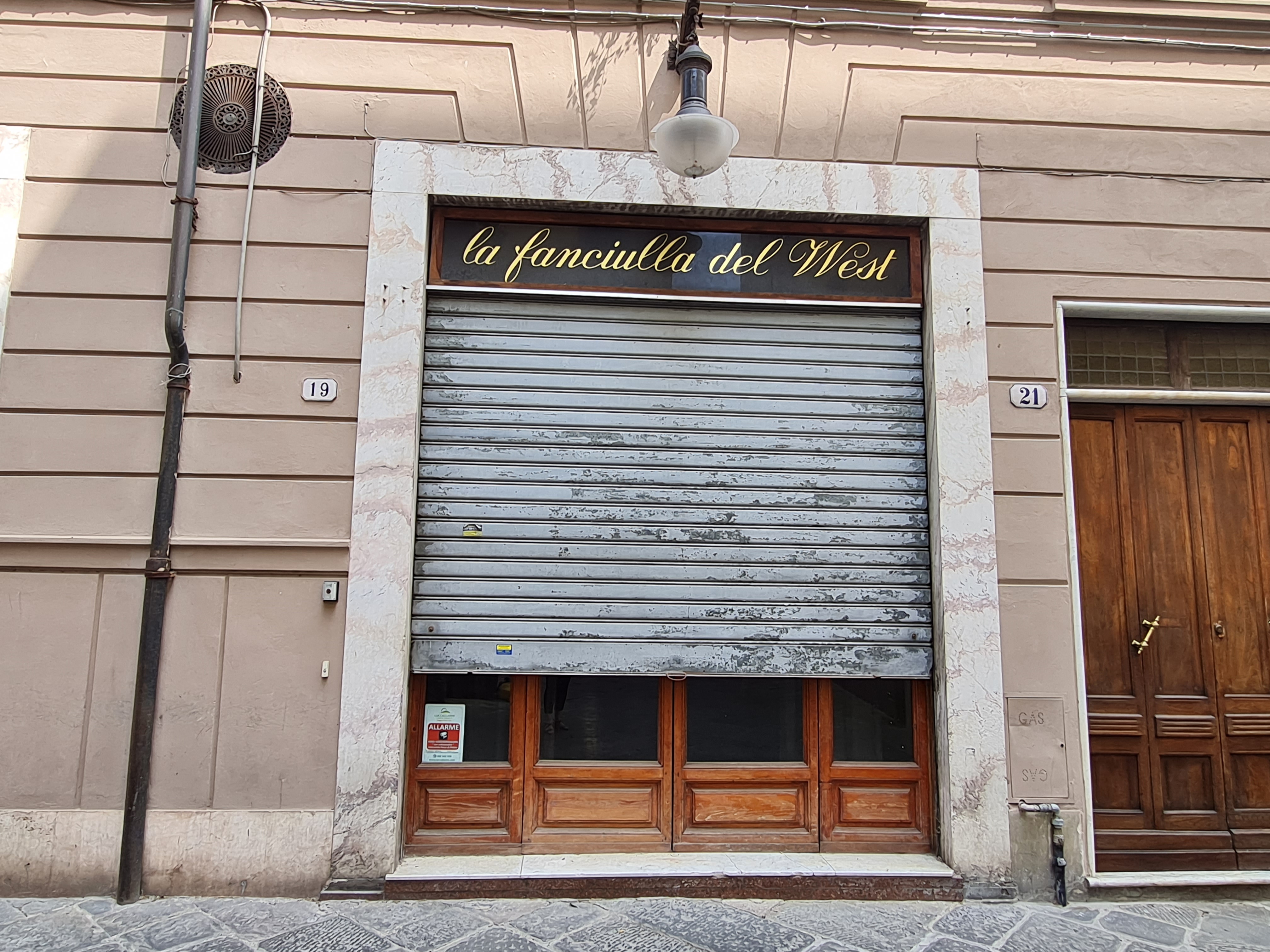 ristorante, Ristorante Guzman , La fanciulla del West