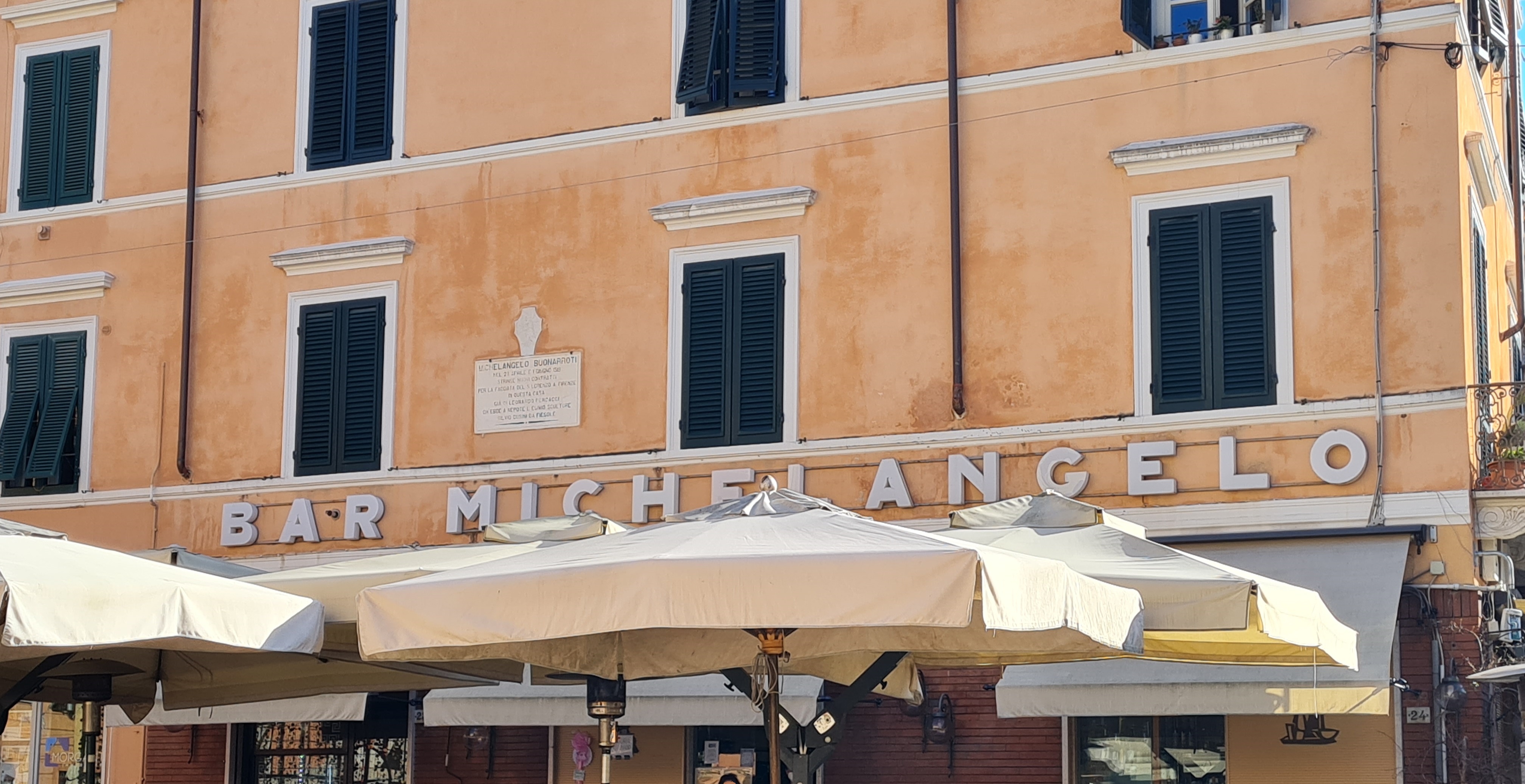 bottega, bar, Bar Michelangelo, Caffè Michelangelo