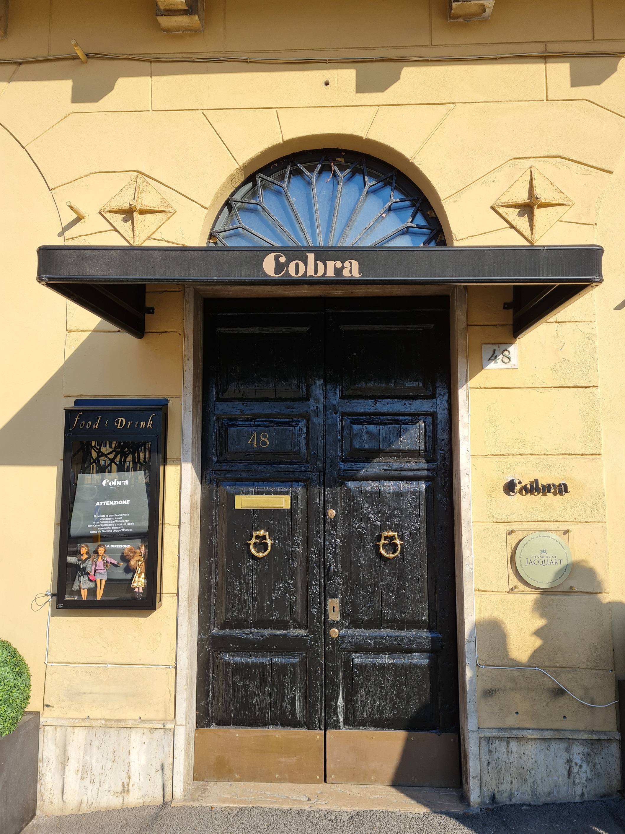 bottega, bar, Cobra