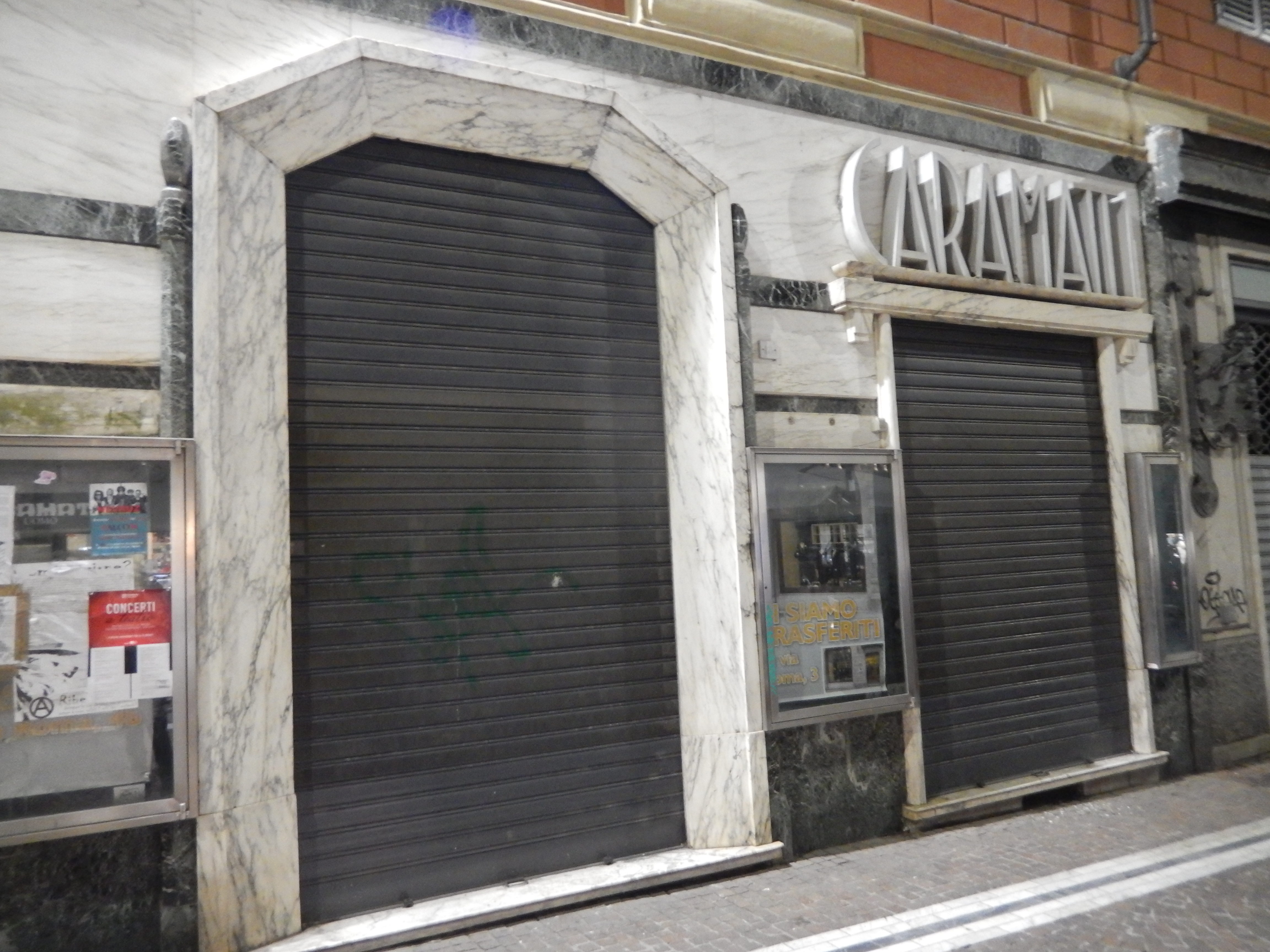 bottega, negozio di abbigliamento, Fratelli Caramatti