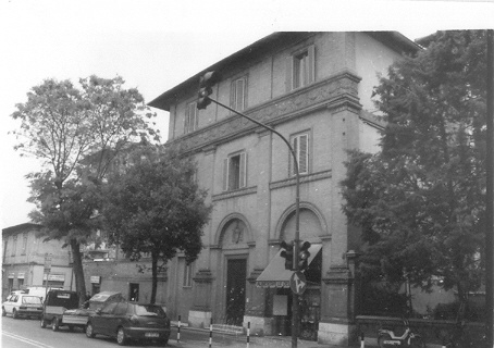 Palazzetto Calastrini con decorazioni in laterizio