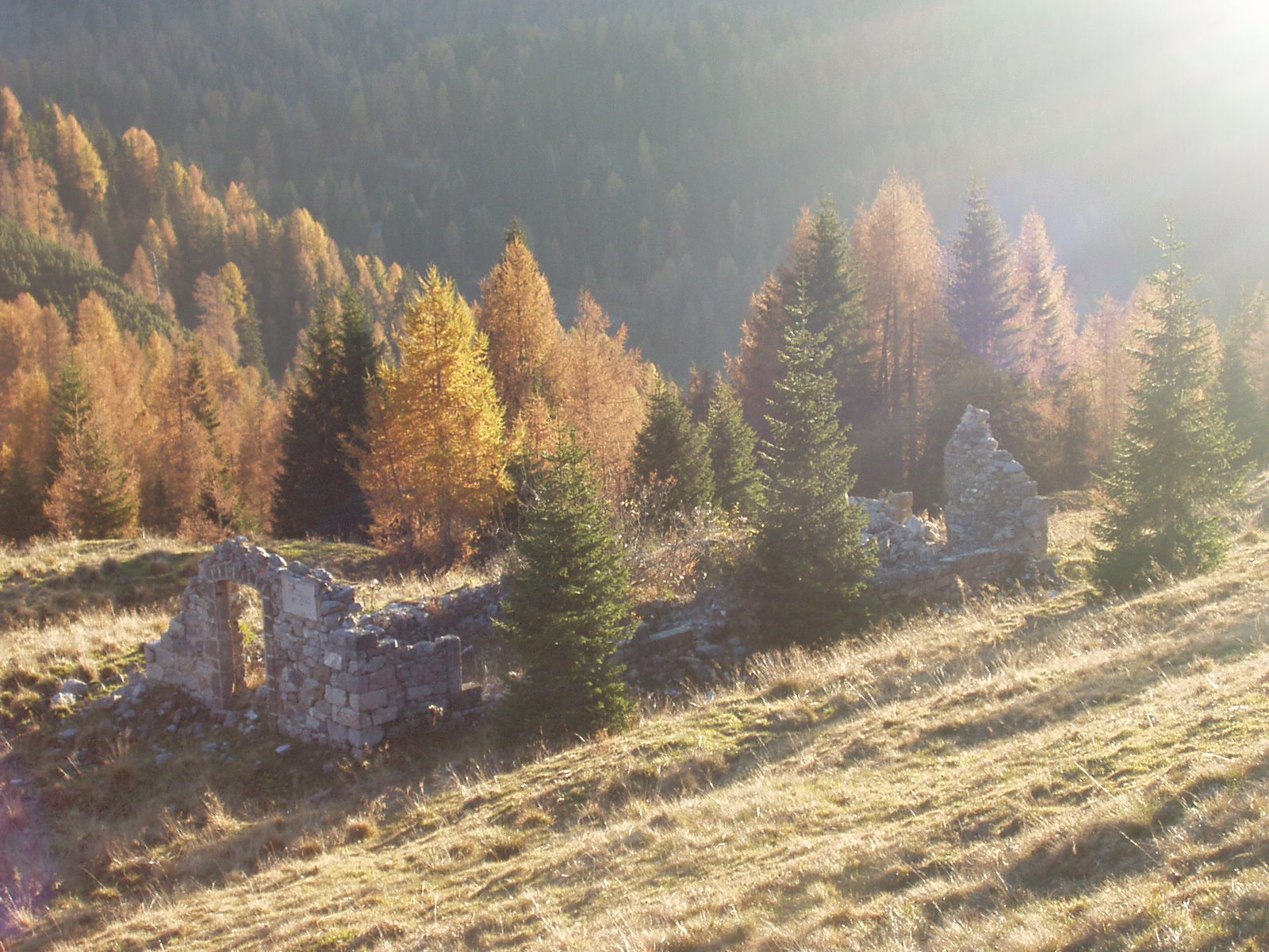rudere ex militare di Forcella Losco