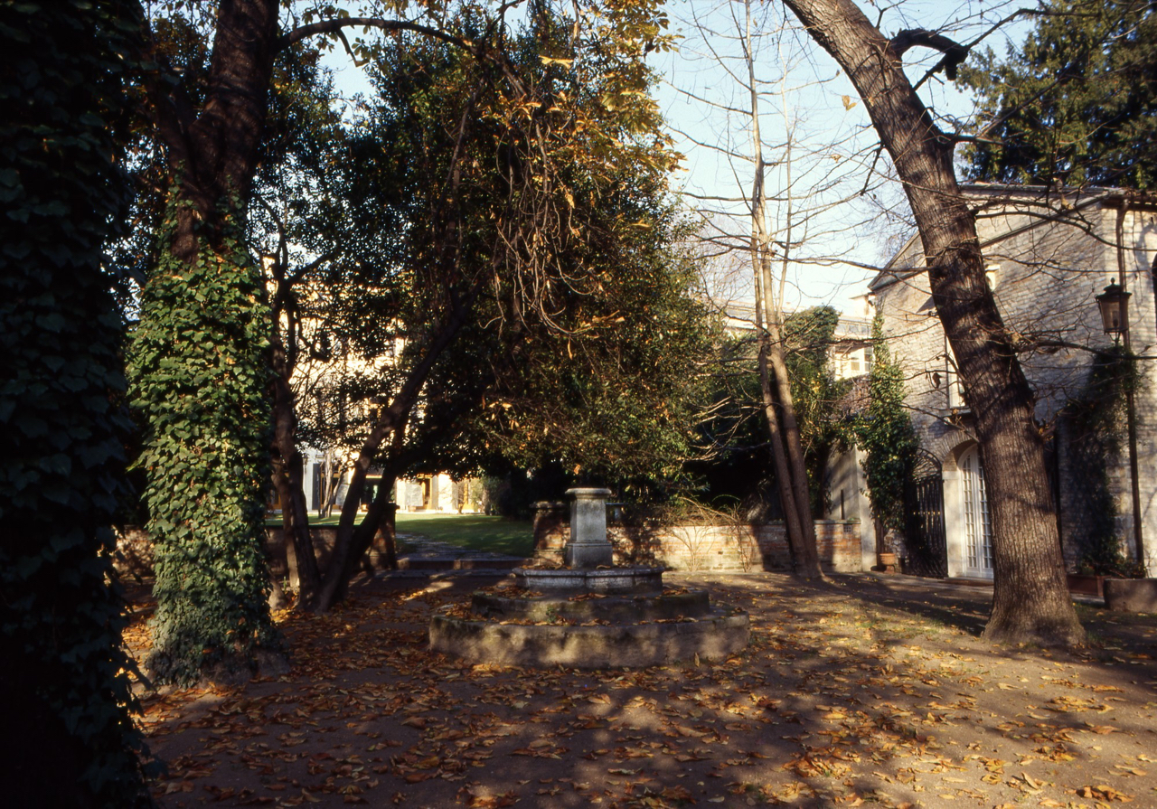 giardino di palazzo Tamassia, ora proprietà Beghetto