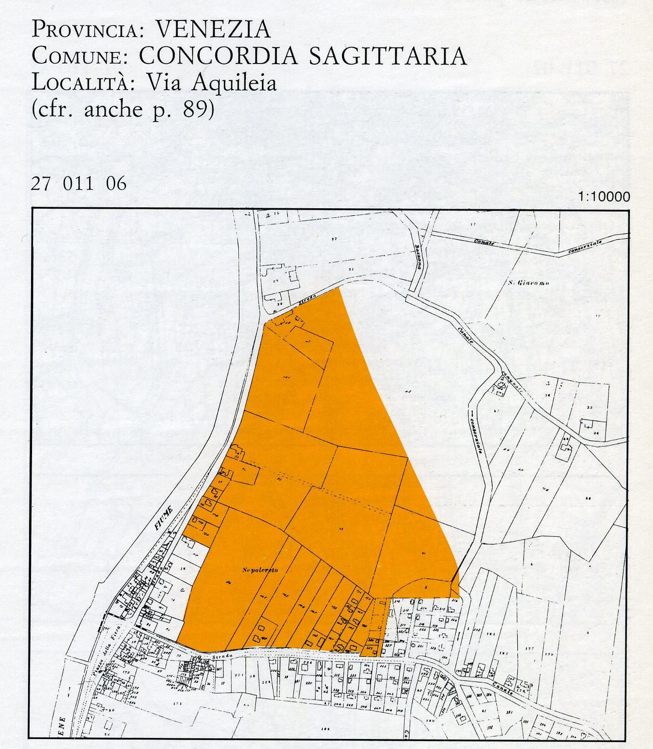 area ad uso funerario, necropoli