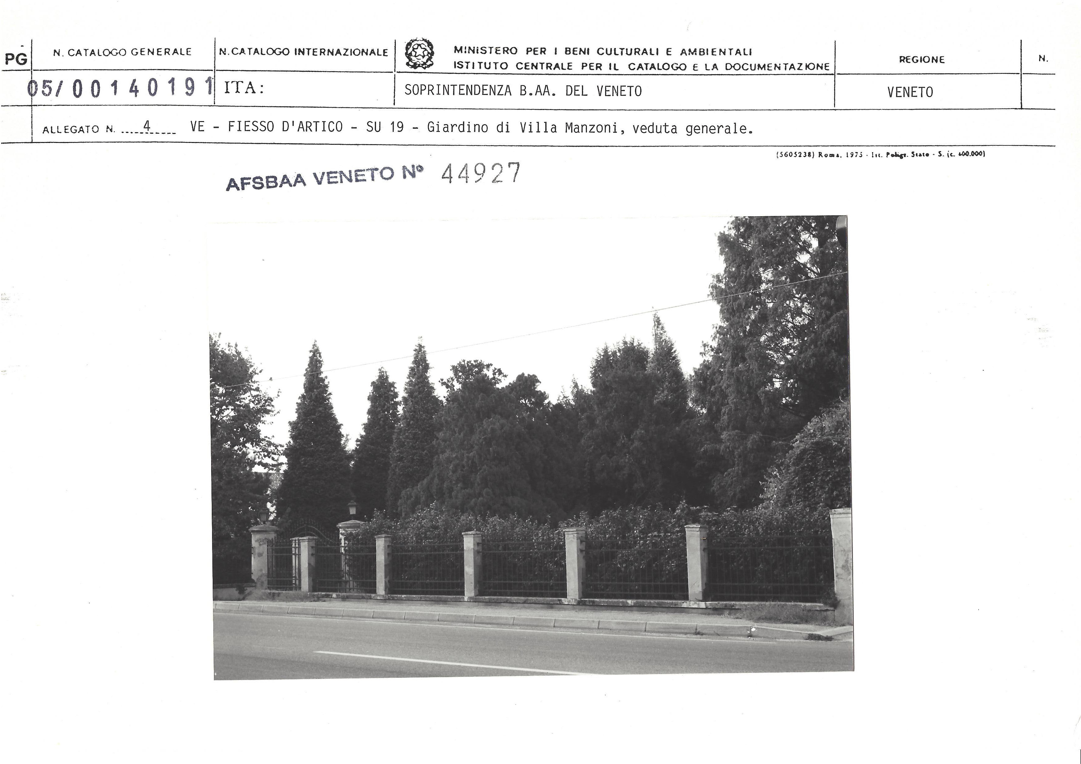 Giardino di Villa Manzoni