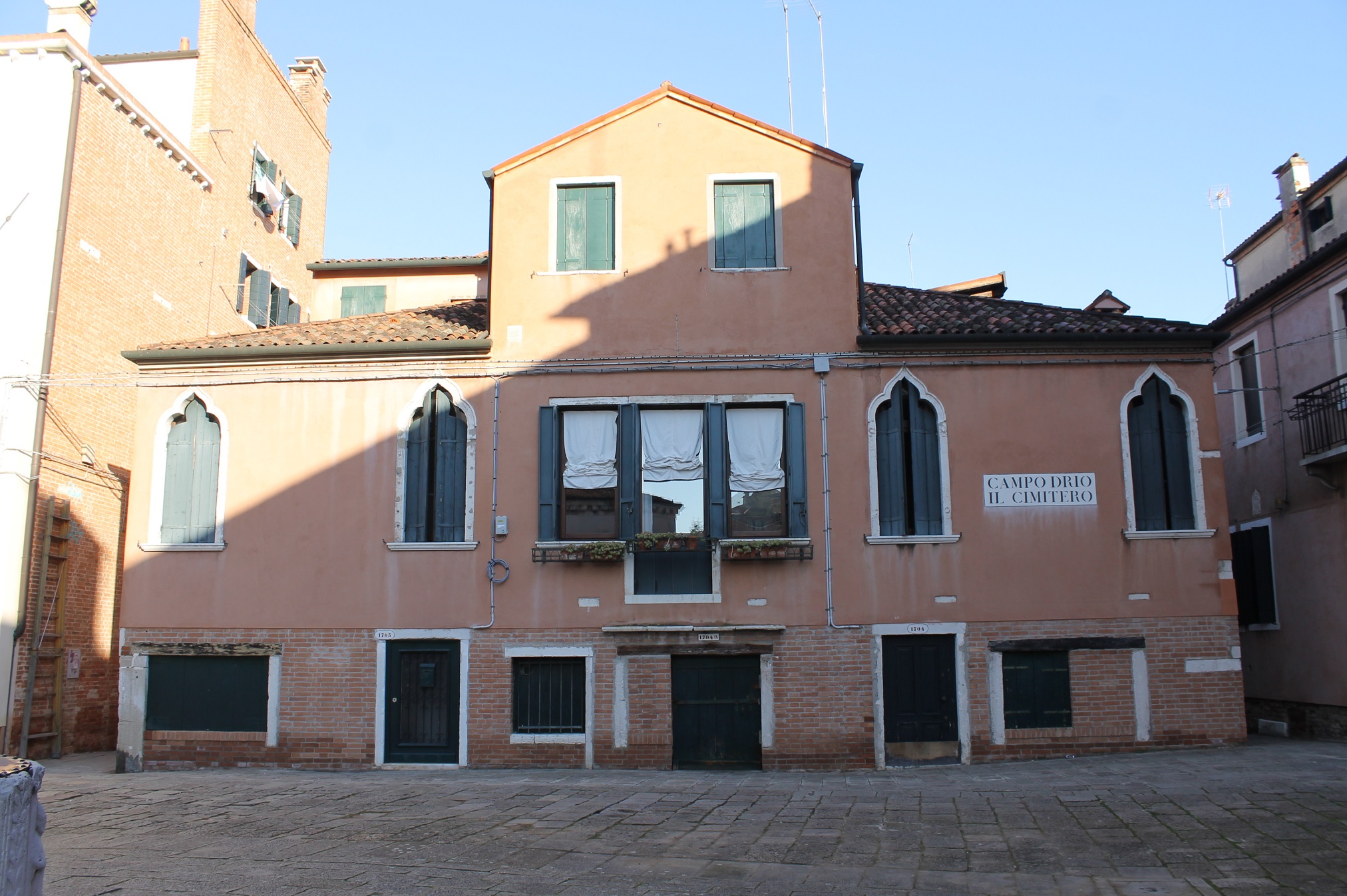 [Casa in Dorsoduro, 1704, 1704B, 1705/ Campo Drio il Cimitero]
