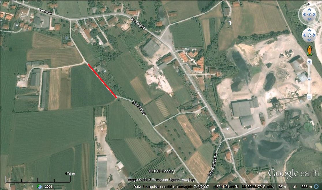Località Preara "murazzo romano"