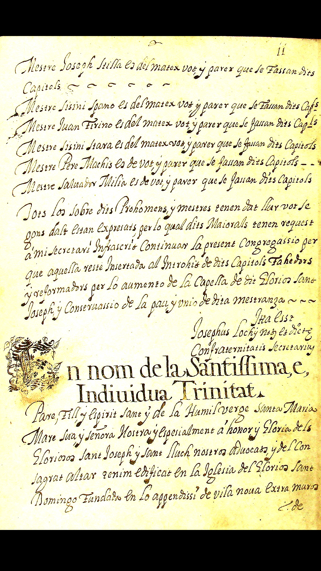 Archivio di Stato di Cagliari - Gremio dei Falegnami