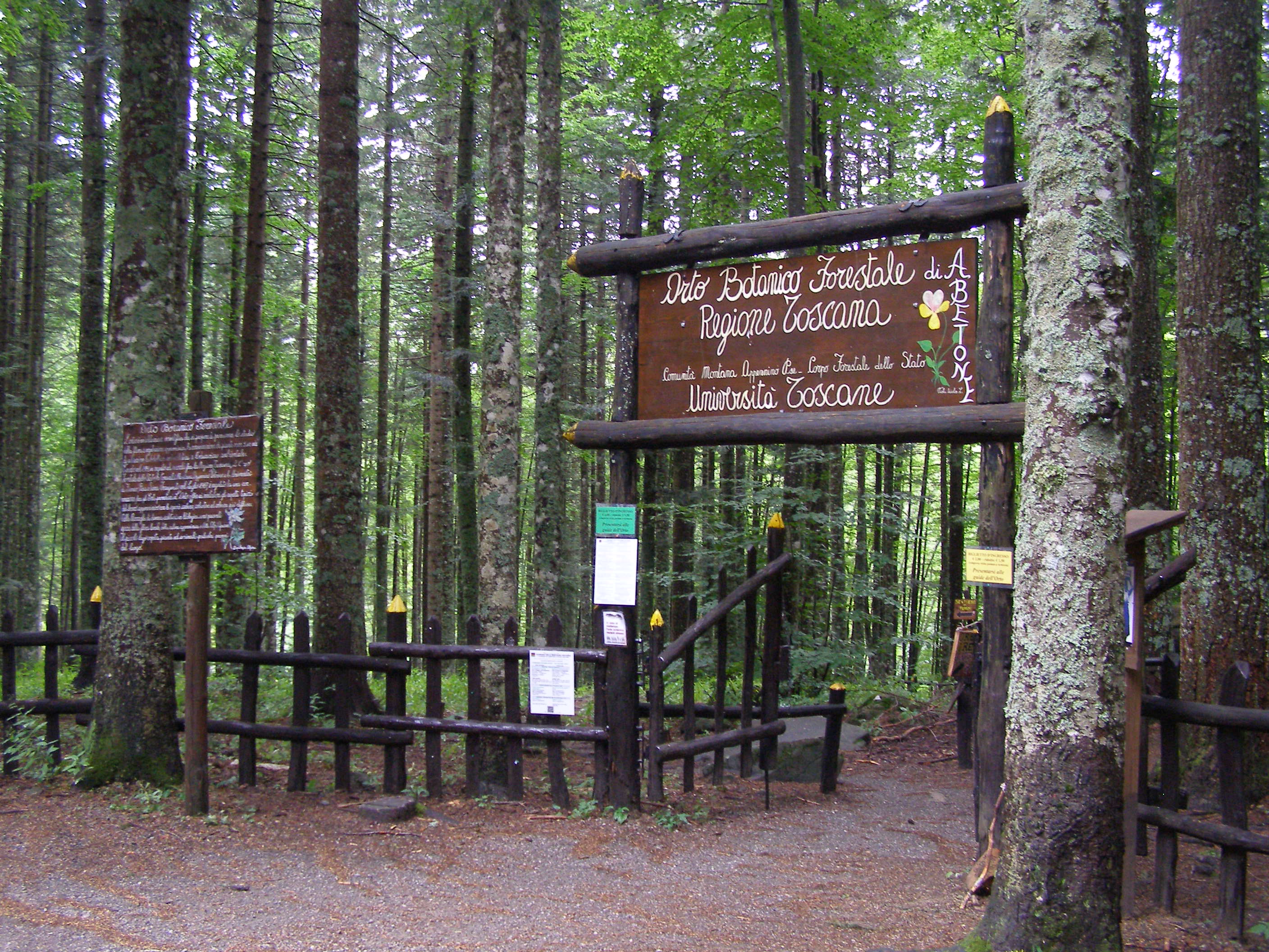 Ecomuseo della Montagna Pistoiese − Orto Botanico Forestale di Abetone