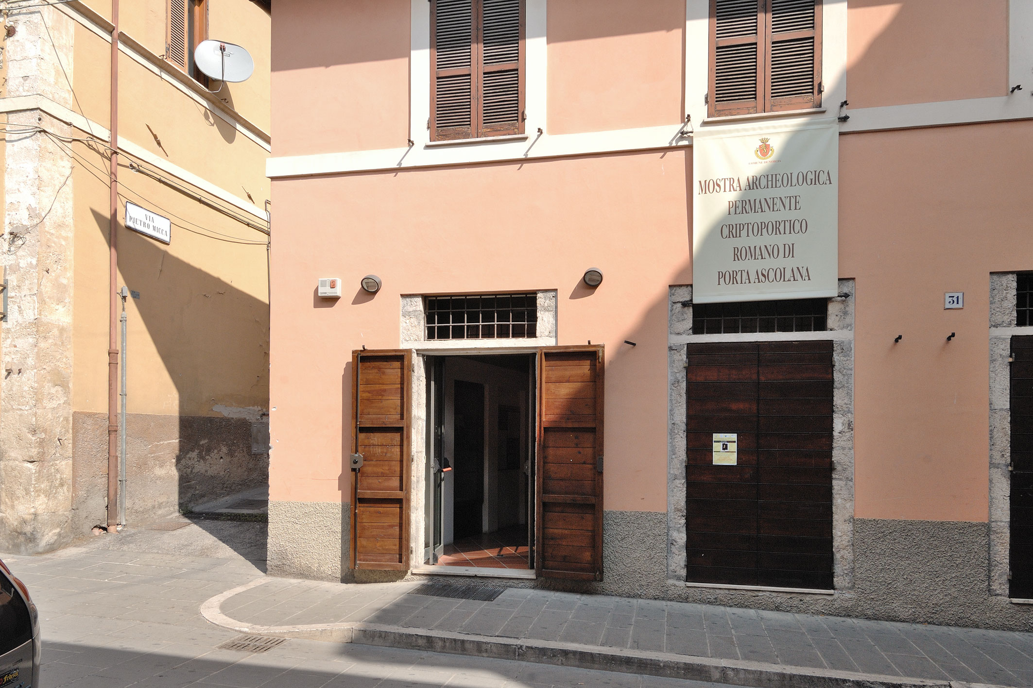 Mostra archeologica permanente presso il Criptoportico romano di Porta Ascolana