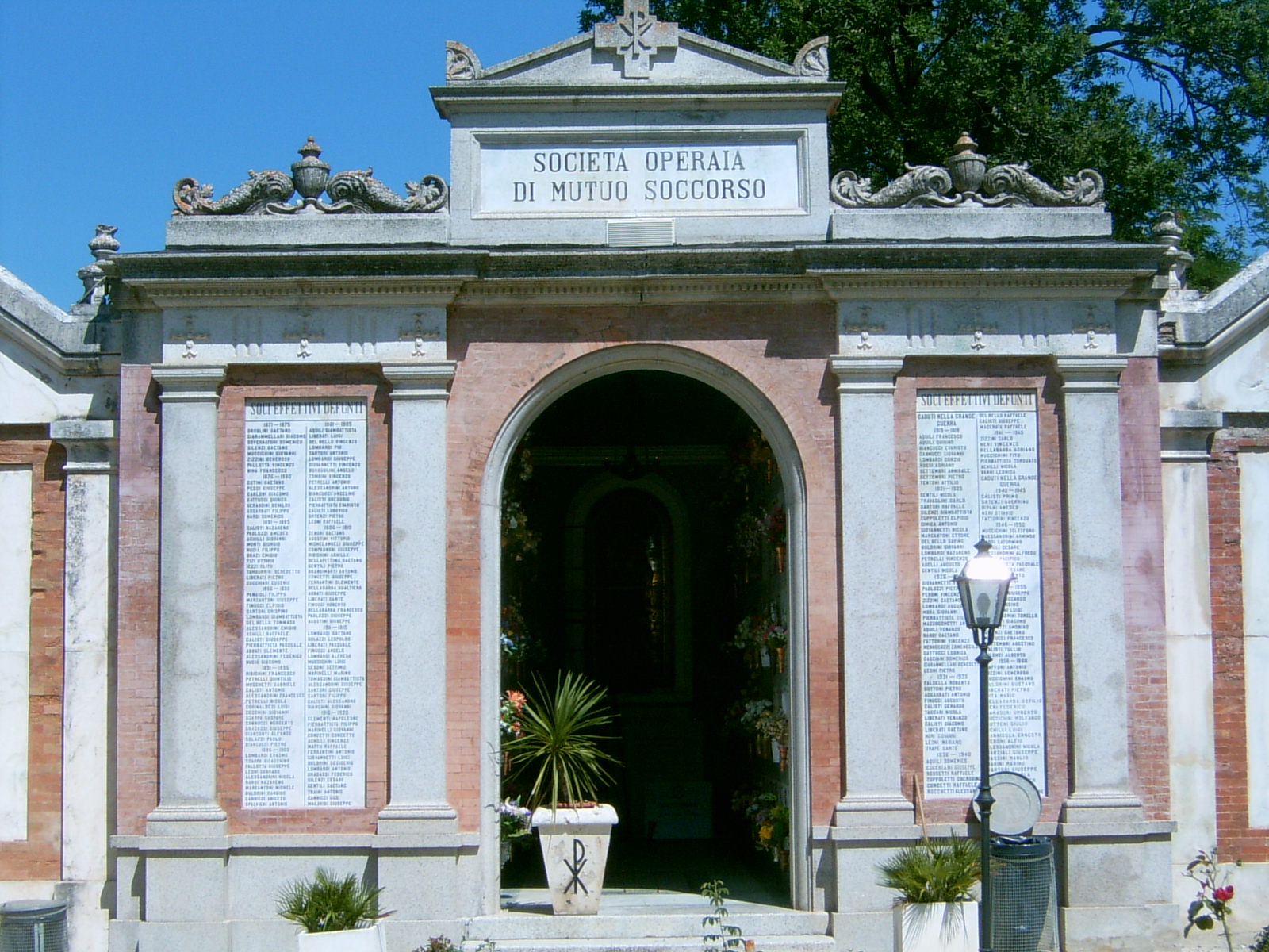 Cappella della Società Operaia di Mutuo Soccorso