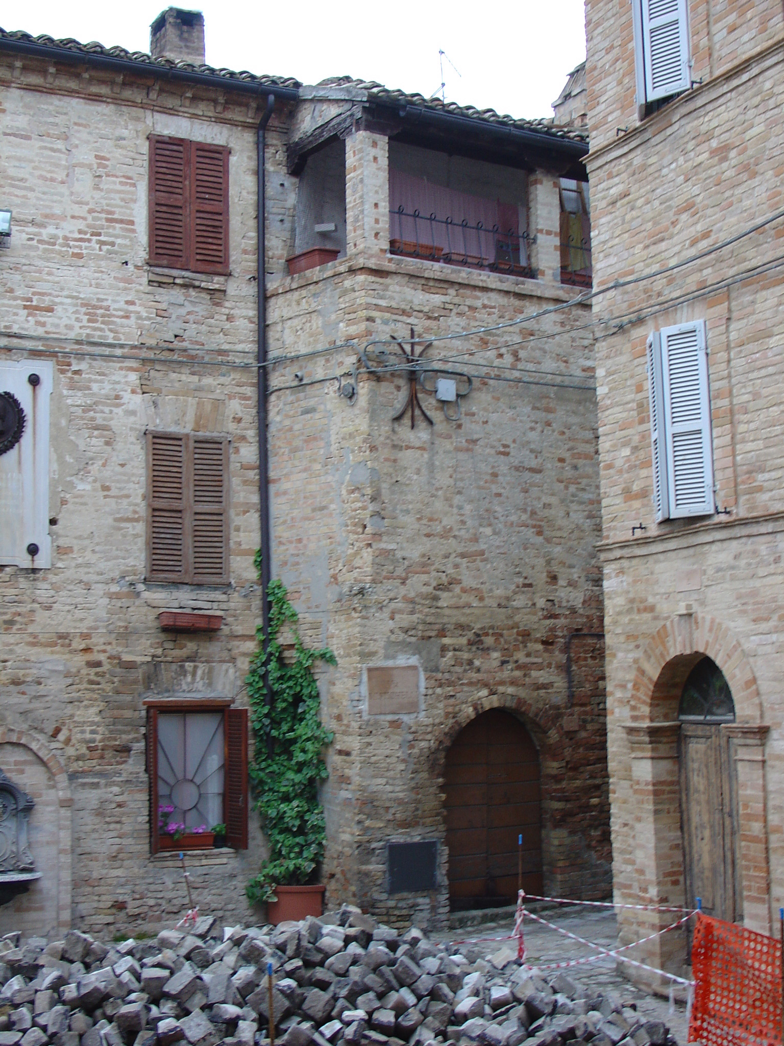 Casa con loggia