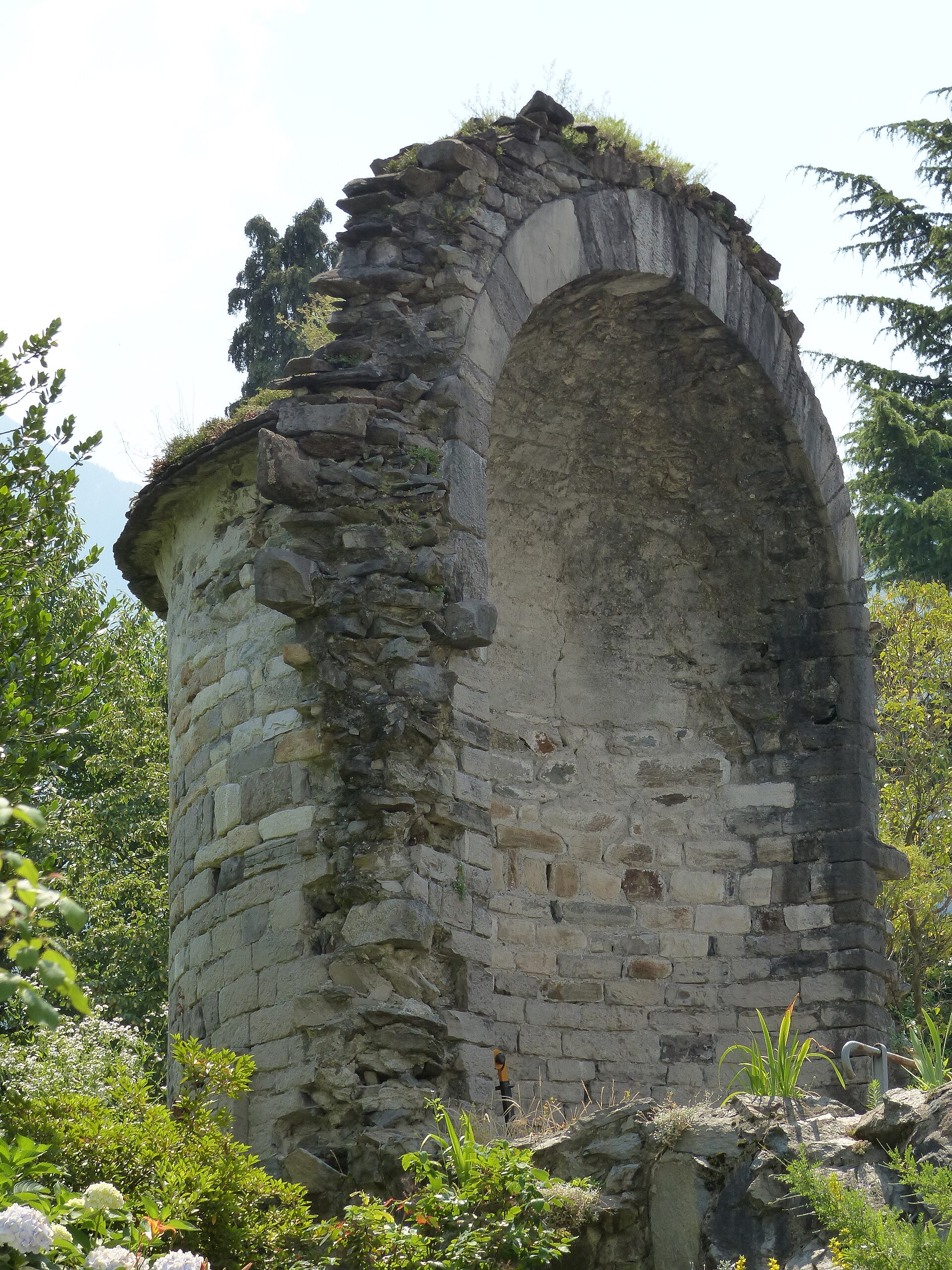 abside della Cappella di Santa Maria di Piona