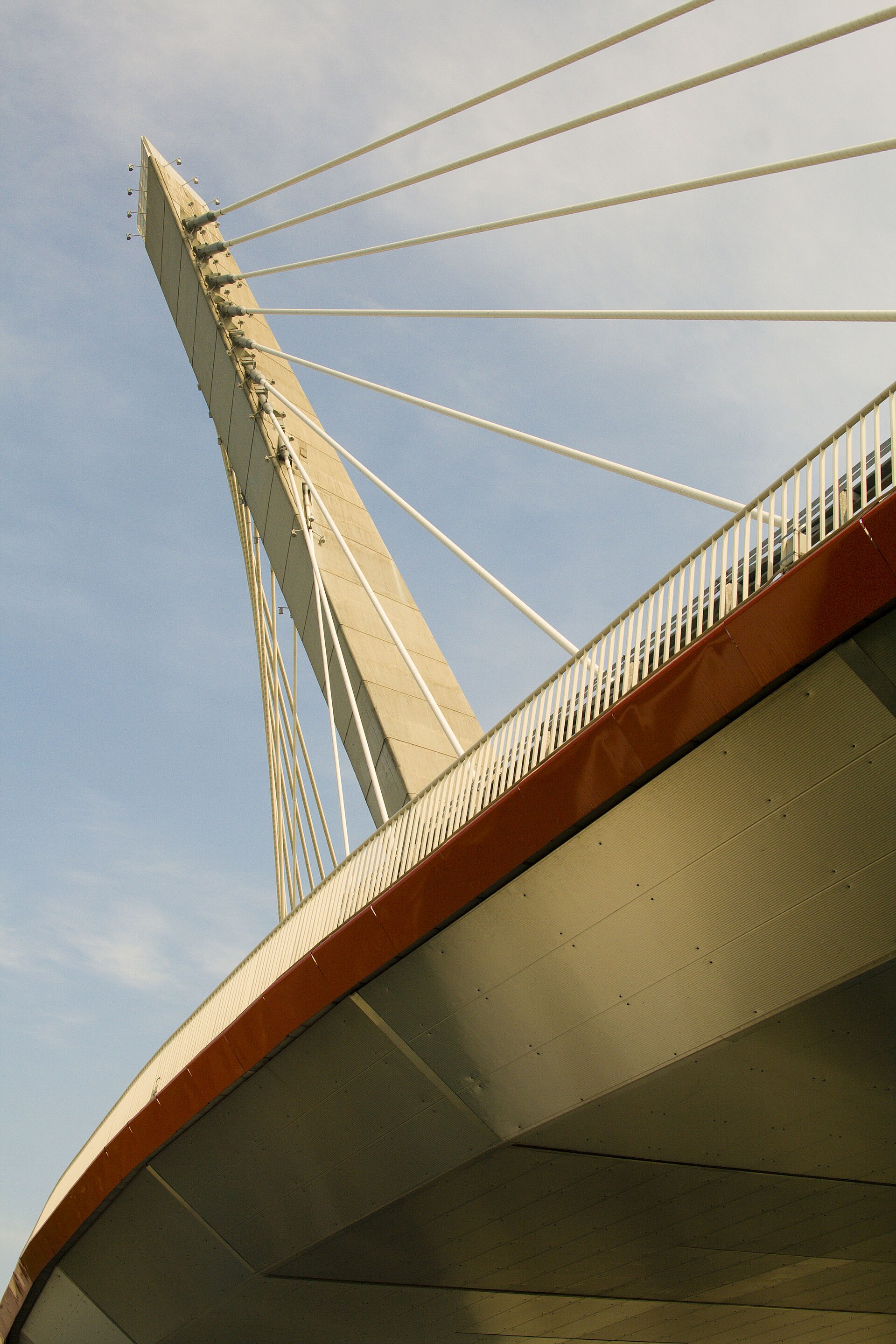 ponte strallato di Porto Marghera