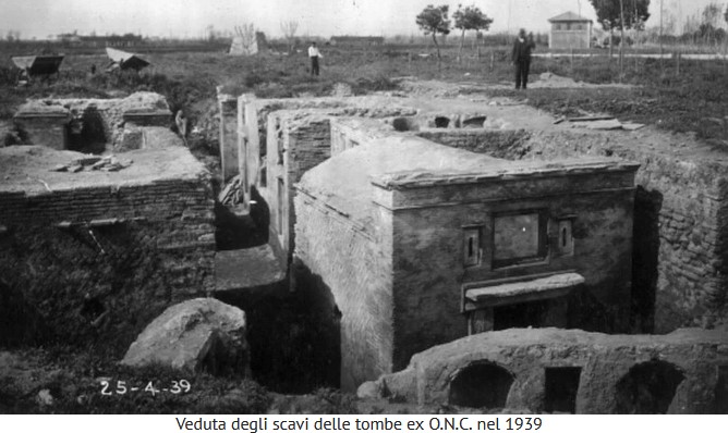 Parco archeologico di Ostia Antica - Tombe nell’area ex O.N.C.