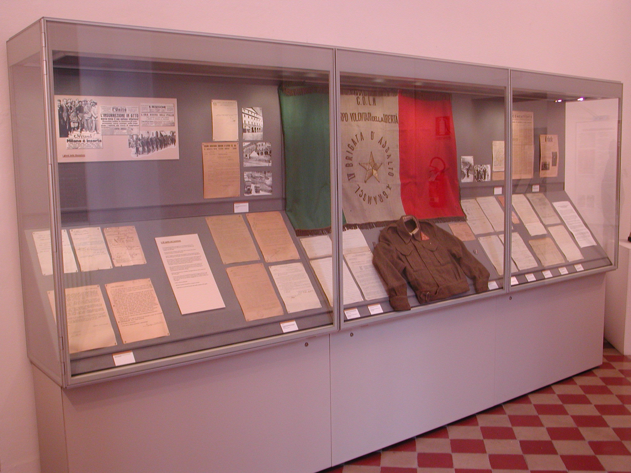 Museo storico: Sala virtuale dell’industria e Sale della Resistenza
