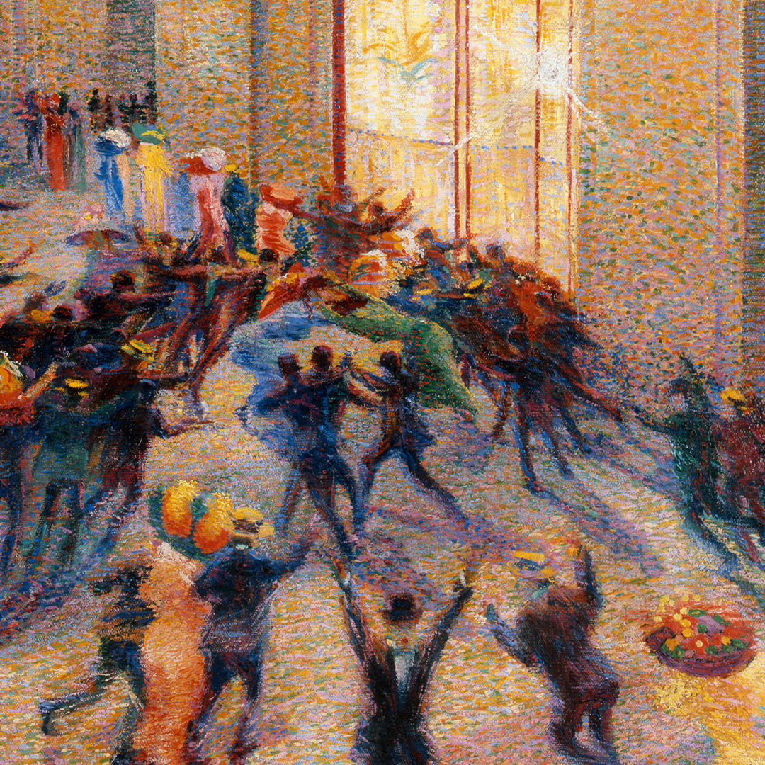 Pinacoteca di Brera - "Rissa in galleria" di Umberto Boccioni